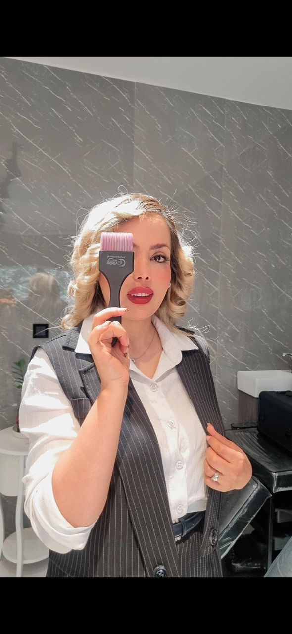 آموزش رنگ مو